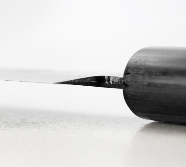 Kajiwara Kurouchi Aogami#2 Nóż Sujihiki 24 cm