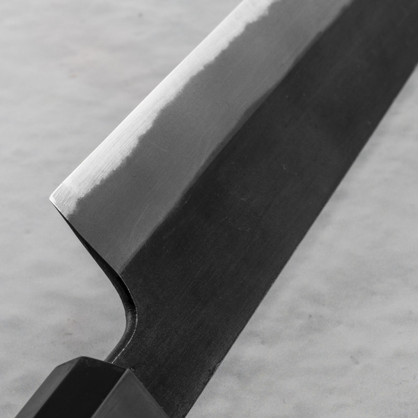 Mutsumi Hinoura Shirogami#2/Iron Nóż Sujihiki 24 cm