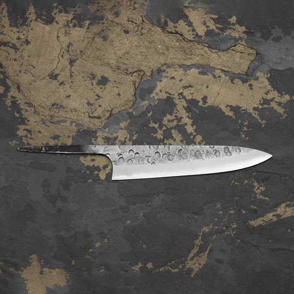 Matsubara Aogami#2/SS Nashiji Hammer Blank Nóż uniwersalny 15 cm