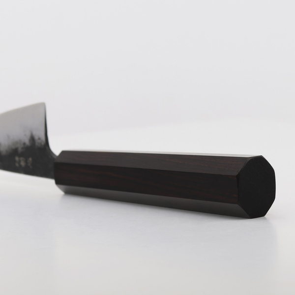 Hatsukokoro Kurogane Aogami#2/Iron Kurouchi Nóż Bunka 8 cm