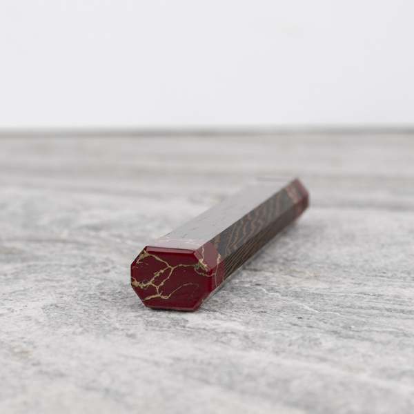 Japońska Rękojeść Oktagonalna Wasabi Red/Gold 14 cm
