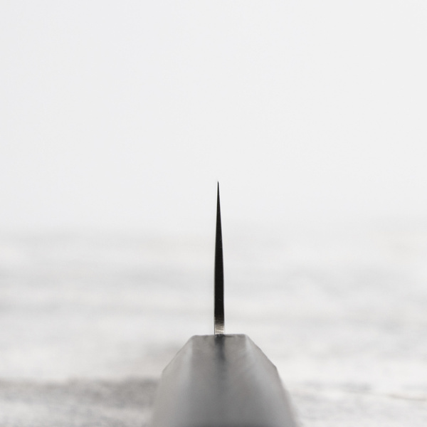 Sakai Takayuki Nanairo VG-10 Ebony Nóż Santoku 17 cm