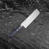 Kunio Masutani VG-10 Damascus Hammered Blue Nóż Nakiri 16,5 cm