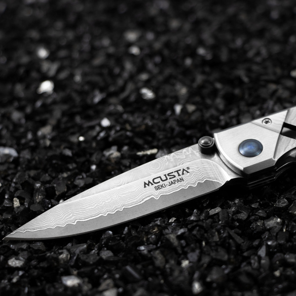 Nóż składany Mcusta Shinra Katana Damascus VG-10 7 cm
