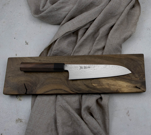 Sukenari ZDP-189 Damascus Nóż Santoku 18,5 cm