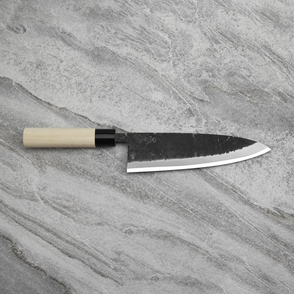 Ittetsu Forge Black Shirogami#2 Nóż Deba 24 cm