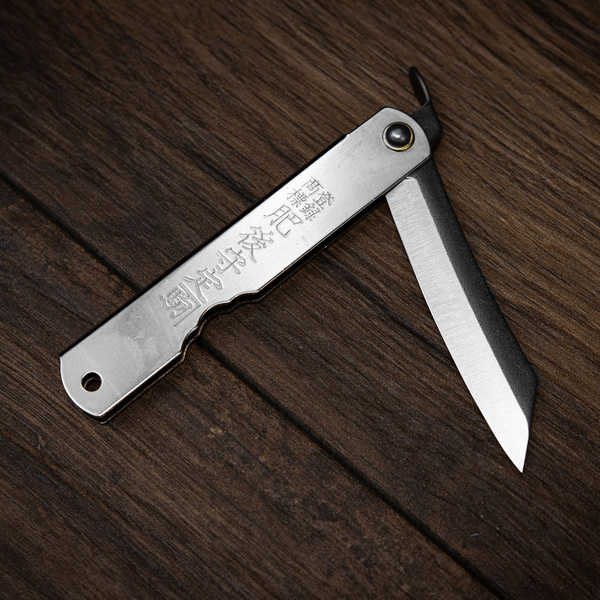 Nóż kieszonkowy Higonokami Kanekoma Mono Silver 7 cm