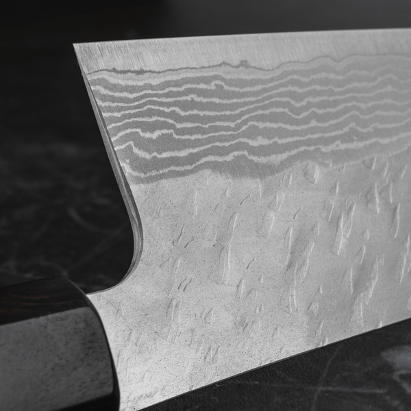 Nigara Hamono Mokutan VG-10 Damascus Nóż Kiritsuke Gyuto 24 cm