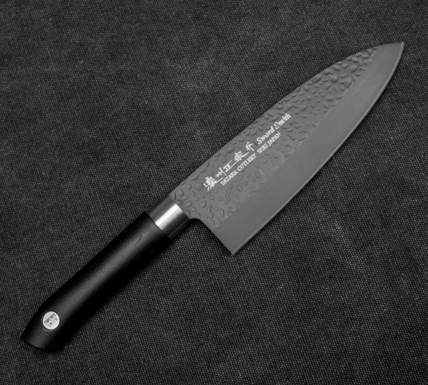 Satake Sword Smith Black Nóż Deba 16 cm
