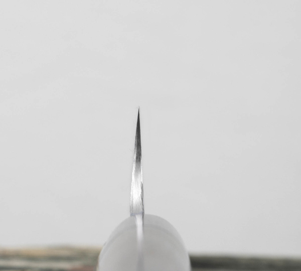 Hideo Kitaoka Shirogami#2 Satin Nóż Kiritsuke 27 cm