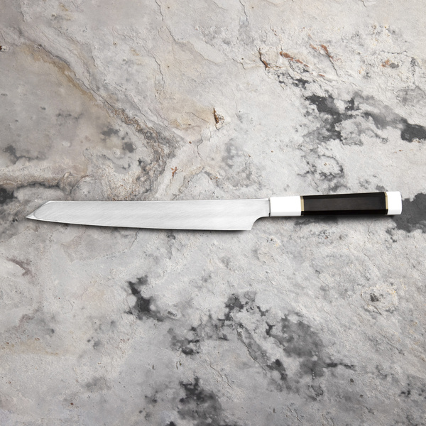 Sakai Takayuki Ginryu Honyaki SW Nóż Kengata Yanagiba 27 cm