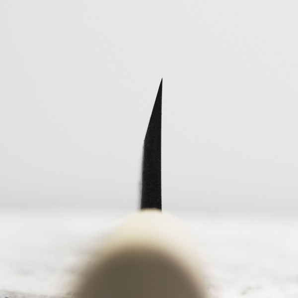 Ittetsu Forge Black Shirogami#2 Nóż Miroshi Deba 24 cm