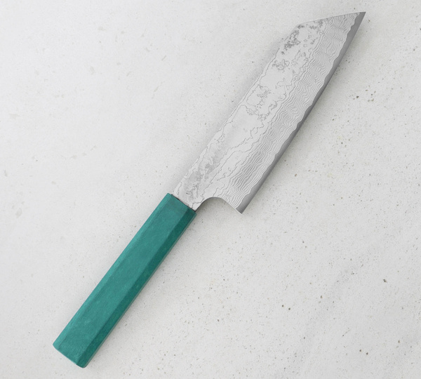 Hatono VG-10 Oktagon Nóż Bunka 16,5 cm Green