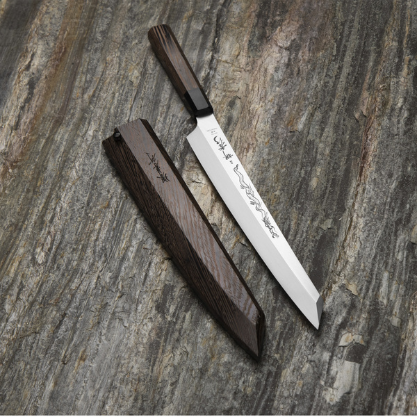 Sakai Takayuki Shoryu Honyaki VG-10 Nóż Kengata Yanagiba 30 cm