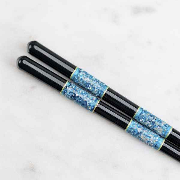 Japońskie Pałeczki do sushi Kawai - Urushiyaohime Black 