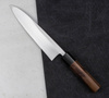 Hideo Kitaoka Shirogami Black Oktagon Nóż Miroshi Deba 18 cm