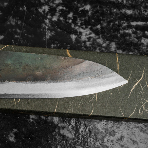 Hatsukokoro Kokugei Aogami#1/Iron Nóż Szefa kuchni 21 cm