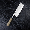 Fujiwara Shirogami#1/SS Magnolia Nóż Nakiri 16,5 cm
