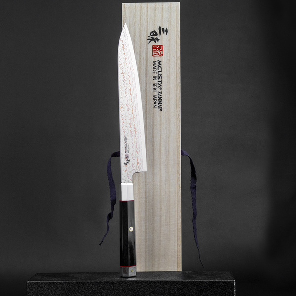 Mcusta Zanmai Phoenix Black Limited VG-10W Damascus Nóż Szefa kuchni 21 cm