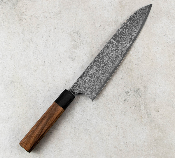 Yoshimi Kato VG-10 NI Black Nóż Szefa kuchni 21 cm