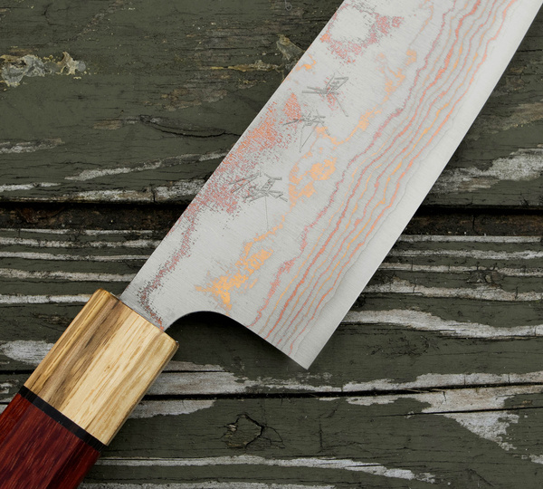 Yu Kurosaki Color VG-10 Nóż Santoku 16,5 cm