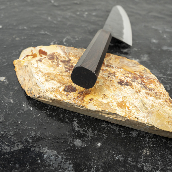 Hatsukokoro Kurogane Aogami#2/Iron Kurouchi Nóż Szefa kuchni 21 cm