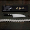 Kunio Masutani VG-10 Hammered Damascus Nóż Santoku 17 cm