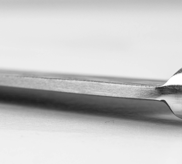 Fujiwara Shirogami#1/SS Pakka Nóż Santoku 17 cm