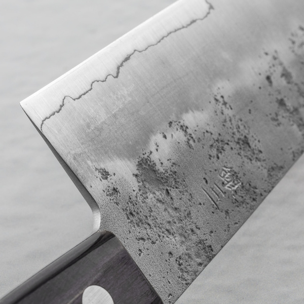 Oul Gingami Nashiji Purple Nóż Santoku 18 cm