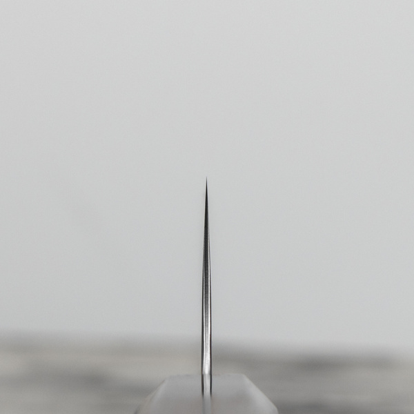 Hatsukokoro Hayabusa Aogami Super/SS Migaki Nóż Santoku 18 cm