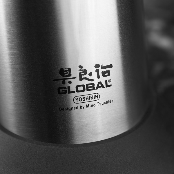 Blok na 8 noży Czarny Kropki | Global G-888D