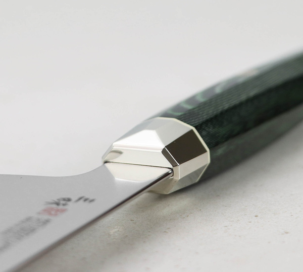 Mcusta Zanmai Green Revolution SPG2 Nóż Santoku 18 cm