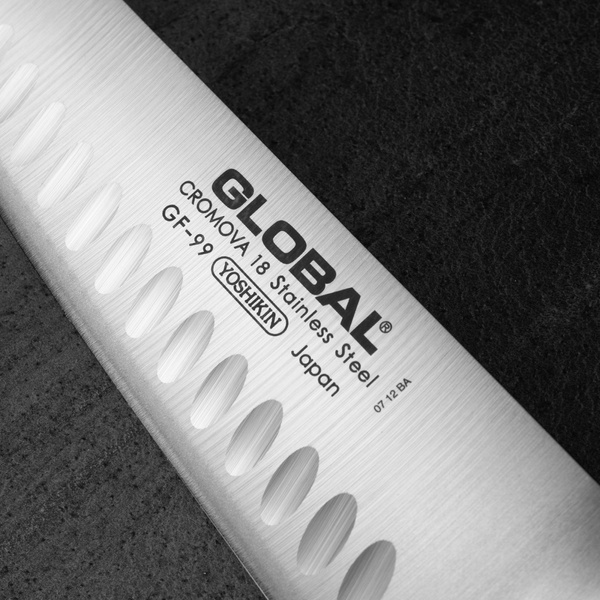 Global Europejski nóż szefa kuchni żłobiony 20,5 cm | Global GF-99