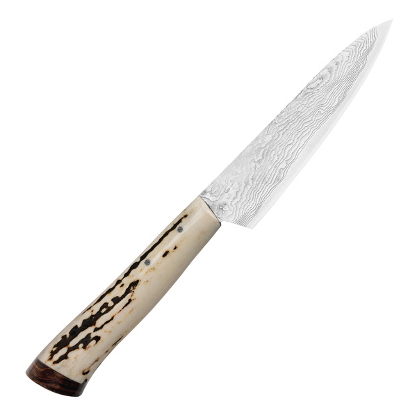 Yojiro Yamada Unique 04 VG-10 Damascus Nóż uniwersalny 11,5 cm