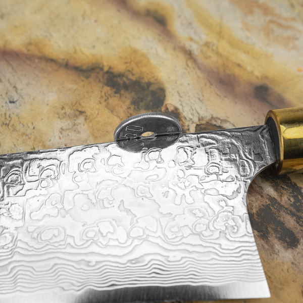 Takeshi Saji Art Fuji Unique R-2 Nóż Santoku 18 cm + Saya