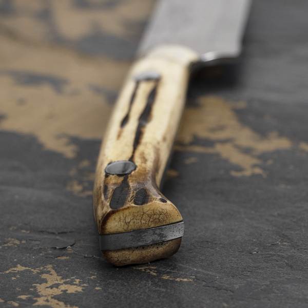 Ryo Nomura Shirogami#2 Damascus DropPoint WB