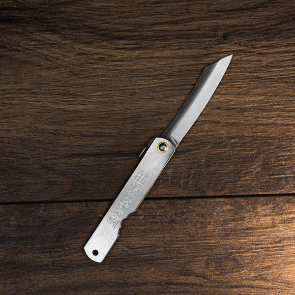 Nóż kieszonkowy Higonokami Kanekoma Mono Silver 7 cm