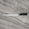 Tamahagane San Black VG-5 Nóż Sujihiki żłobiony 24 cm