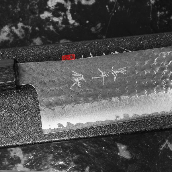 Yu Kurosaki Kokusen Aogami Super/SS Nóż Nakiri 16 cm