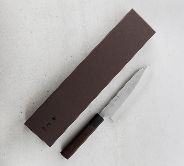 Yoshimi Kato SG2 Nashiji Nóż Santoku 16,5 cm