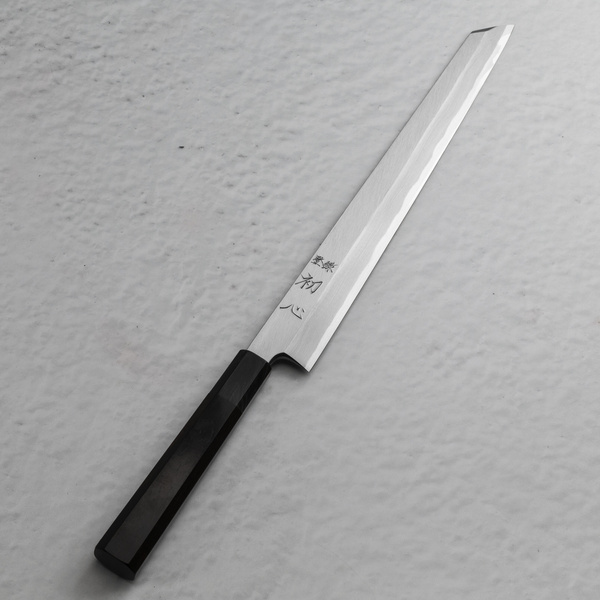 Hatsukokoro Shirasagi Shirogami#2 Nóż Kiritsuke Yanagiba 30 cm