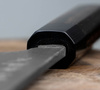 Hideo Kitaoka Shirogami Black Oktagon Nóż Kamagata Usuba 18 cm