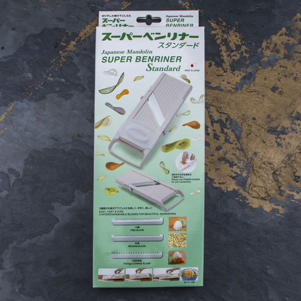 Benriner Super Standard Mandolina do warzyw i owoców 95 mm Beige