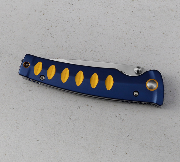 Nóż składany Mcusta Katana VG-10 Blue/Orange 8,5 cm