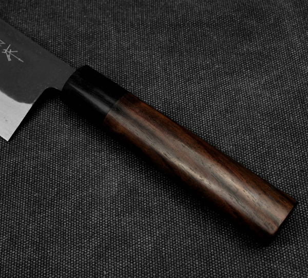 Shiro Kamo Aogami #2 Black Nóż Nakiri 16,5 cm