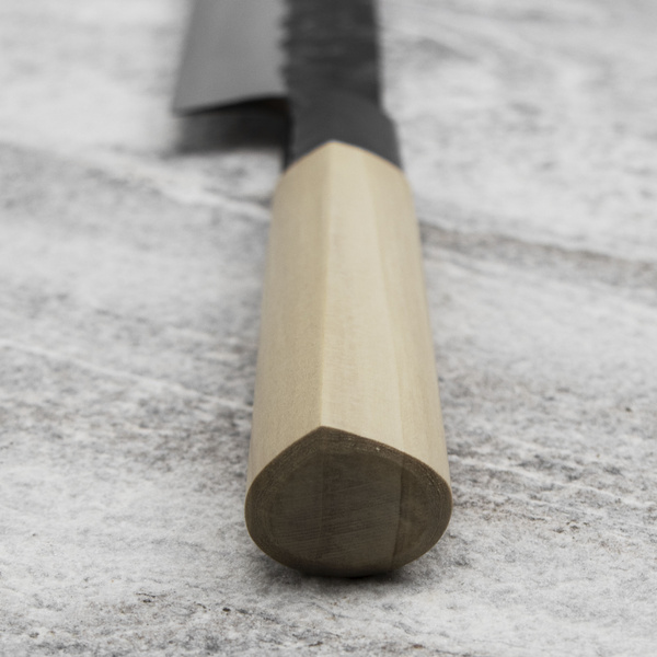 Ittetsu Forge Black Shirogami#2 Nóż Yanagiba 24 cm Leworęczny
