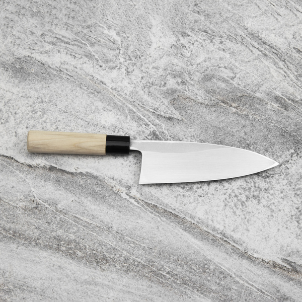 Ittetsu Forge Black Shirogami#2 Nóż Deba 16,5 cm Leworęczny