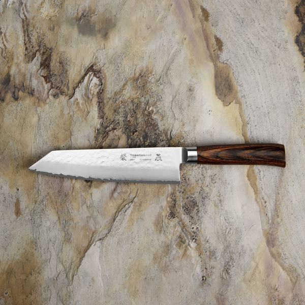 Tamahagane Tsubame Brown VG-5 Nóż Kengata 19,5 cm