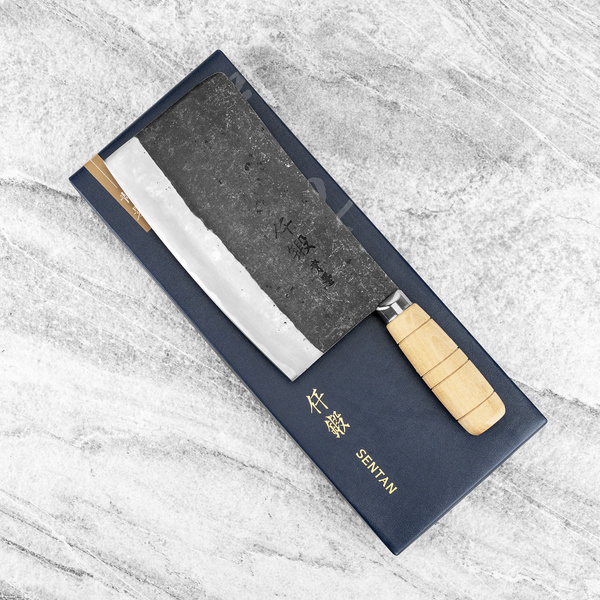 Sentan Aogami#2/Iron Chiński nóż do siekania 19 cm