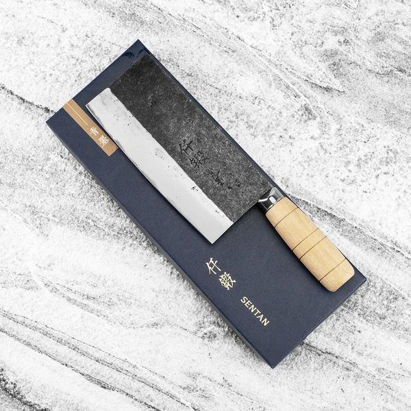 Sentan Aogami#2/Iron Chiński nóż do siekania 17 cm